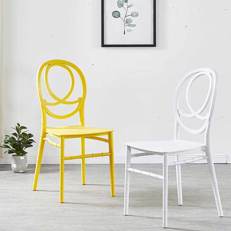 Schlichter Stil, stapelbar, für Hochzeiten, Kunststoffstühle, Bankett-Verleih, Event-Stuhl, Hochzeitsstuhl 