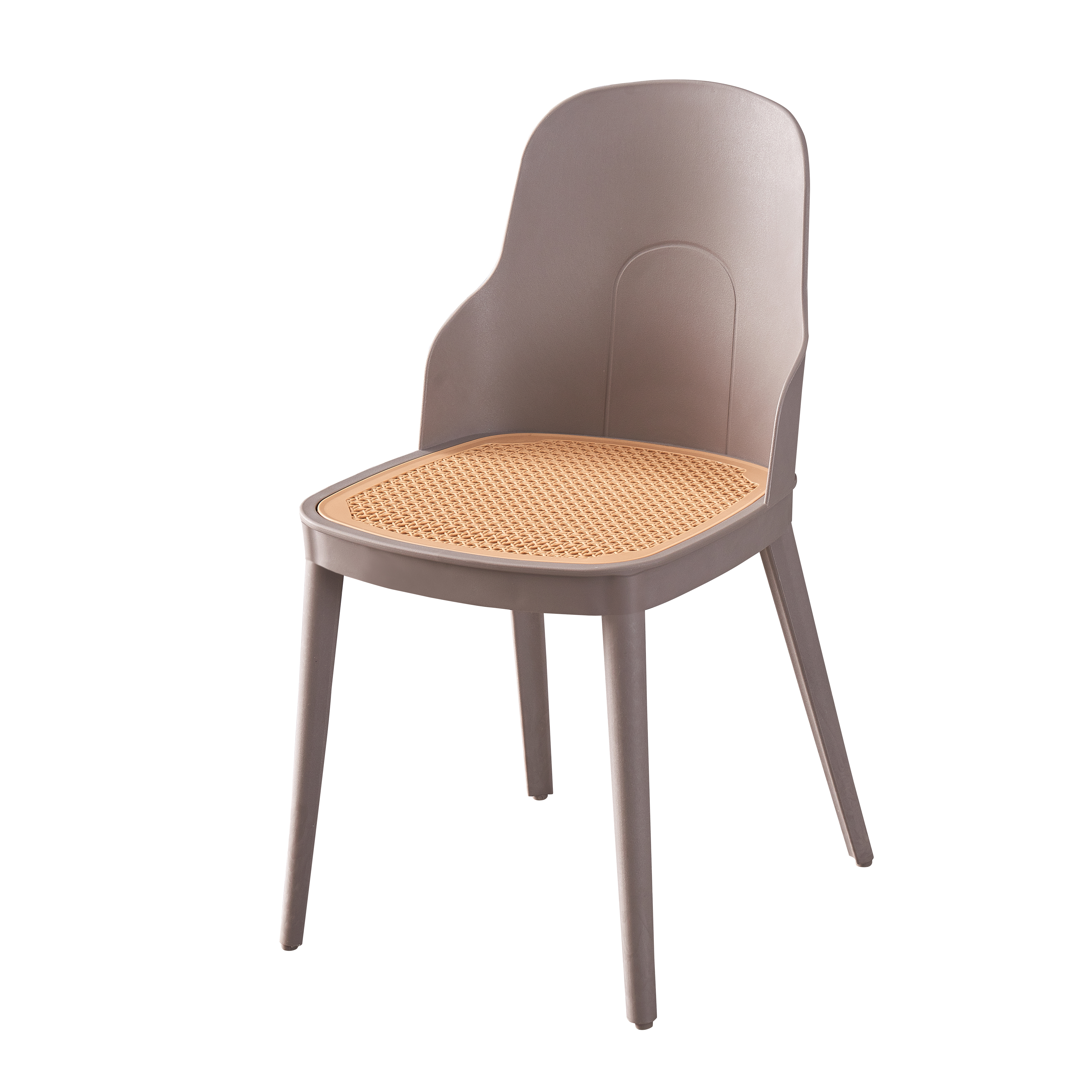 Bon Poly-Stuhl aus Korbgeflecht